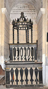 Sant'Andrea di Bozio (Cortenais) - Catafalque (cliché MH)