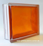 BRILLY Orange 1919/8 Wave Kräftige Farben Strong Shades Basic Glasbaustein Glass Blocks Glasstein Glasbausteine Glassteine Glasbausteine-center glasbausteine-center.de seves стъклени блокове стеклоблоки склоблоки steklenih zidakov шклаблокі bloic ghloine 