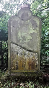 Grabstätte von Moses Nußbaum 1820-1875 /      Foto vom Juni 2023