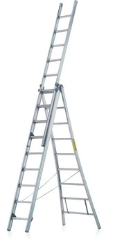 R-509 Aluminium Combination Ladder 3-Part (Length B)