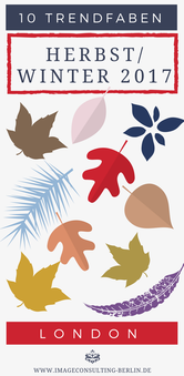 Trendfarben London: Otter, Primrose Pink, Navy Peony, Blue Bell, Flame Scarlett, Toast, Copper Tan, Lemon Curry, Golden Olive und Royal Lilac