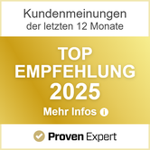 Auszeichnung: Top Empfehlungen 2025