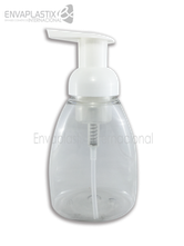 botella espumadora oval, dosificador de espuma, bomba espumadora foamer, espumaros