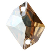 Swarovski 3265 Cosmic Crystal Golden Shadow