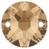 Swarovski 3288 Xirius Crystal Golden Shadow