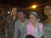 Artistas da AACS e a primeira dama do Municipio de Sobradinho.