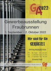 Druckatelier46 - Gestaltung Flyer Gewerbeausstellung Fraubrunnen