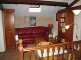Etage du patio, un salon de lecture confortable