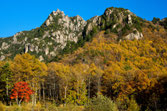 紅葉の瑞牆山