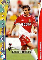 N° 127 - Marco SIMONE (1997-99, PSG > 1999-00, Monaco)