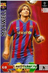 N° 093  - MAXWELL (2009-10, Barcelone, ESP > Jan 2012-??, PSG)