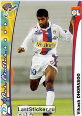 N° 082 - Vikash DHORASOO (1999-00, Lyon > 2005-06, PSG)