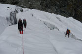 Auf dem Gletscher