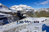 Bereits auf dem Schnee