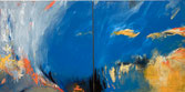 Der Blaue Planet Acryl/Lw. 100 x 200 cm