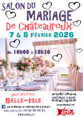 Salon du Mariage de Châteauroux 07 et 08 Février 2026
