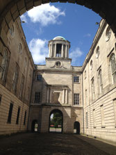 View through entrance