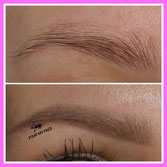 Permanent Make-up - Augenbrauen - Ombrebrows - Powderbrows - Schattierung - vorher - nachher - Wien