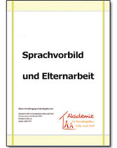 Heft 5: Sprachvorbild und Elternarbeit
