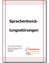 Heft 2: Sprachentwicklungsstörungen