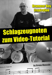 Schlagzeugnoten zum Tutorial Happy Drummer Boy Inspiration