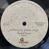 JEDUTHUM  When You Gonna Stop / Dub  Label: Roots Recycler (7")