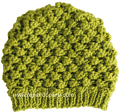 Cómo tejer una boina caida en dos agujas o palitos (knitted slouchy beret tutorial)