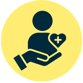 Icon_Person_mit schützender Hand um sich