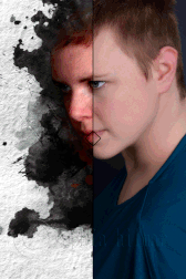 Watercolor Portrait Before and After