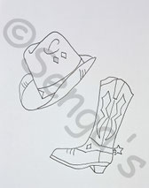 Kindergartentasche Cowboymotiv