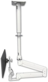 ASELP6220-XT24 天井取付 天吊り 垂直昇降式ディスプレイアーム 延長ポールXT24タイプ（66－94cm）
