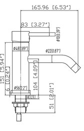 Waschtischarmatur SLIMLINE BASIN