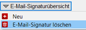 E-Mail-Signatur löschen