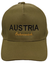 Stick Austria; grüne Kappe, green cappy, grüne cappy, grüne cappie; Austria; Austria kappe; Austria cappy