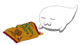 Dallyさんとポテチイラスト