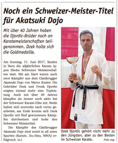 Akatsuki Dojo Karate MMA (Marco Kuster, Dzek Djordic Schweizermeister)