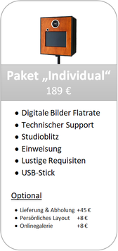 Paket Individual - Sonderleistungen möglich