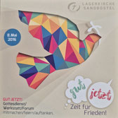Der erste Einladungsflyer zum 8. Mai 2016