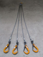 4点吊りワイヤー 4W6-10 4点吊りワイヤー 4点吊りワイヤー オーエッチ工業 荷重