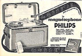 Magnétophone Philips années 50