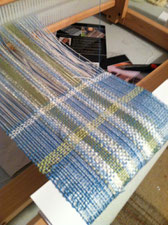 On the loom this weekend.
