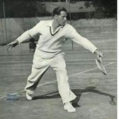 Le champion de tennis Marcel Bernard
