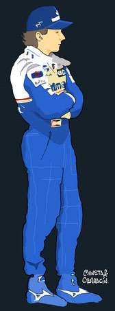 Ayrton Senna by Muneta & Cerracín