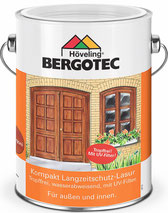 Bergotec Kompakt Langzeitschutz-Lasur für farblose Außenanstriche - auch auf neuem Holz - kann gestrichen oder gerollt werden