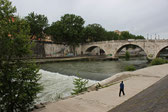 Sohlstufe Ponte Cestio