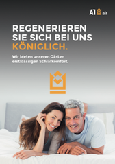 REGENERIEREN SIE SICH BEI UNS KÖNIGLICH. Wir bieten unseren Gästen erstklassigen Schlafkomfort.