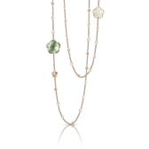 mabloque Mannheim, ma.bloque fine jewellery, Schmuck Mannheim, juwelier Mannheim, Gold Schmuck, design Schmuck, hochwertiger Schmuck, Pasquale Bruni,16096R,Bon Ton Sautoir, Flower 11/ 14mm,L:103cm 18kt Rose Gold
