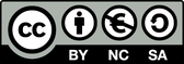 Logo, gross, Creative Commons, BY-NC-SA, mit Link zu Creative Commons