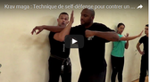 Krav maga : Technique pour contrer un étranglement