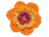 Cómo tejer una flor ondulada tejida a crochet